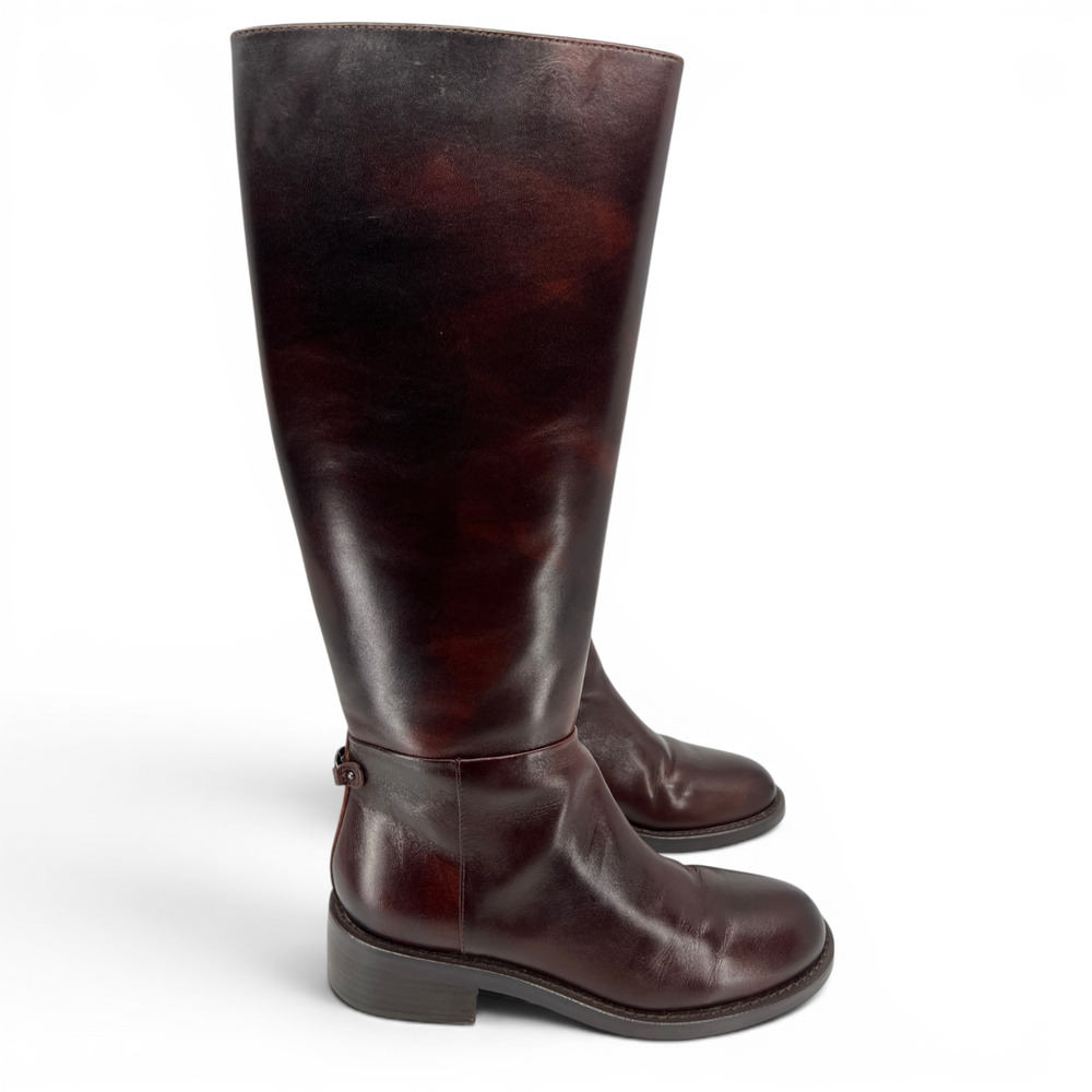 Sam Edelman Milla Women’s 7.5 Brown Leather Knee Boots